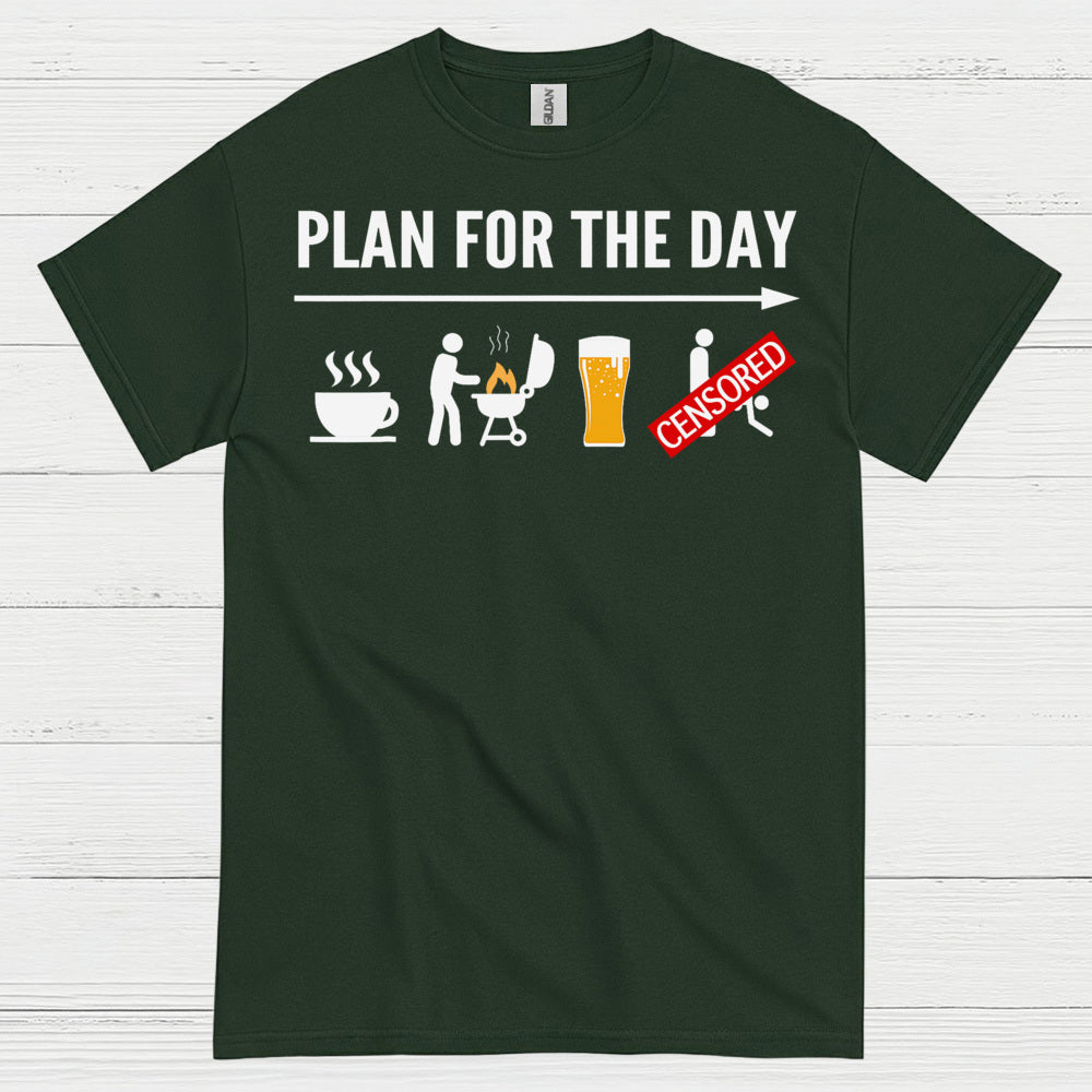 Plan For The Day BBQ T Shirt