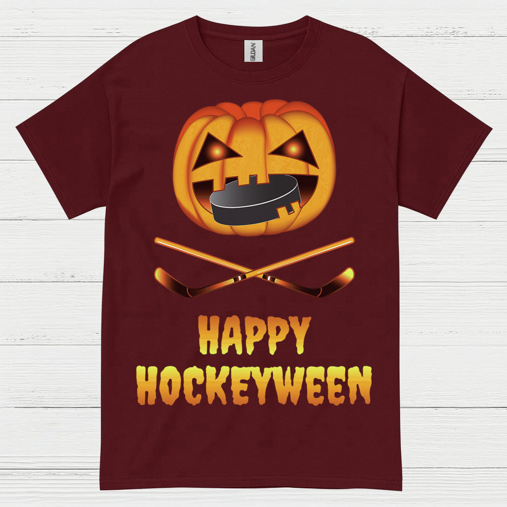Happy Hockeyween Halloween Hockey T-Shirt