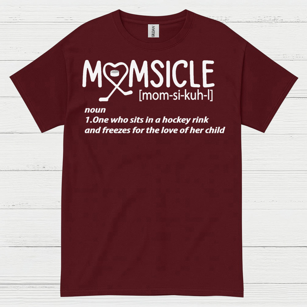 Momsicle Hockey Mom Definition T Shirt