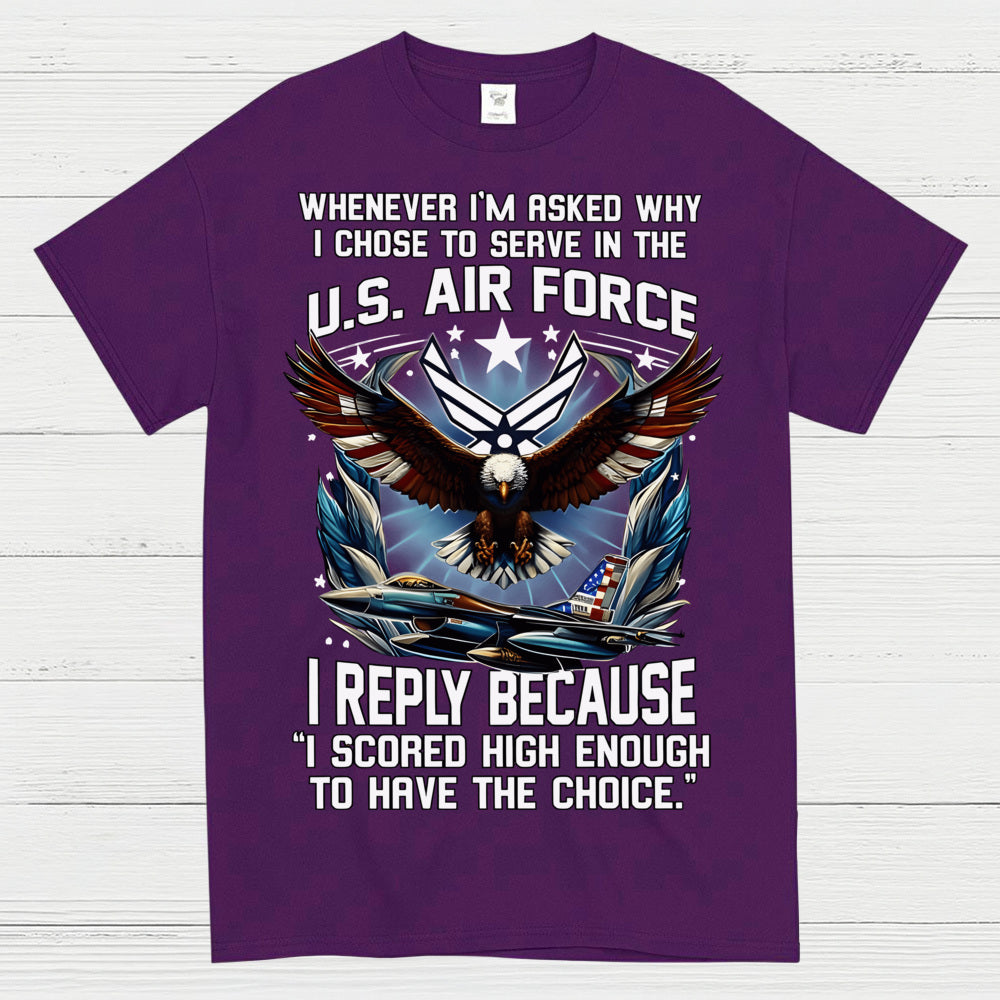 US Air Force Veteran Scored High Enough T-Shirt