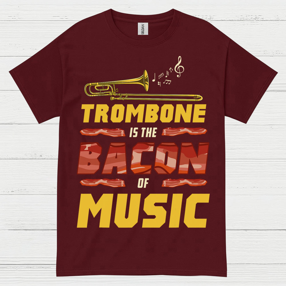 Trombone Bacon Music T Shirt