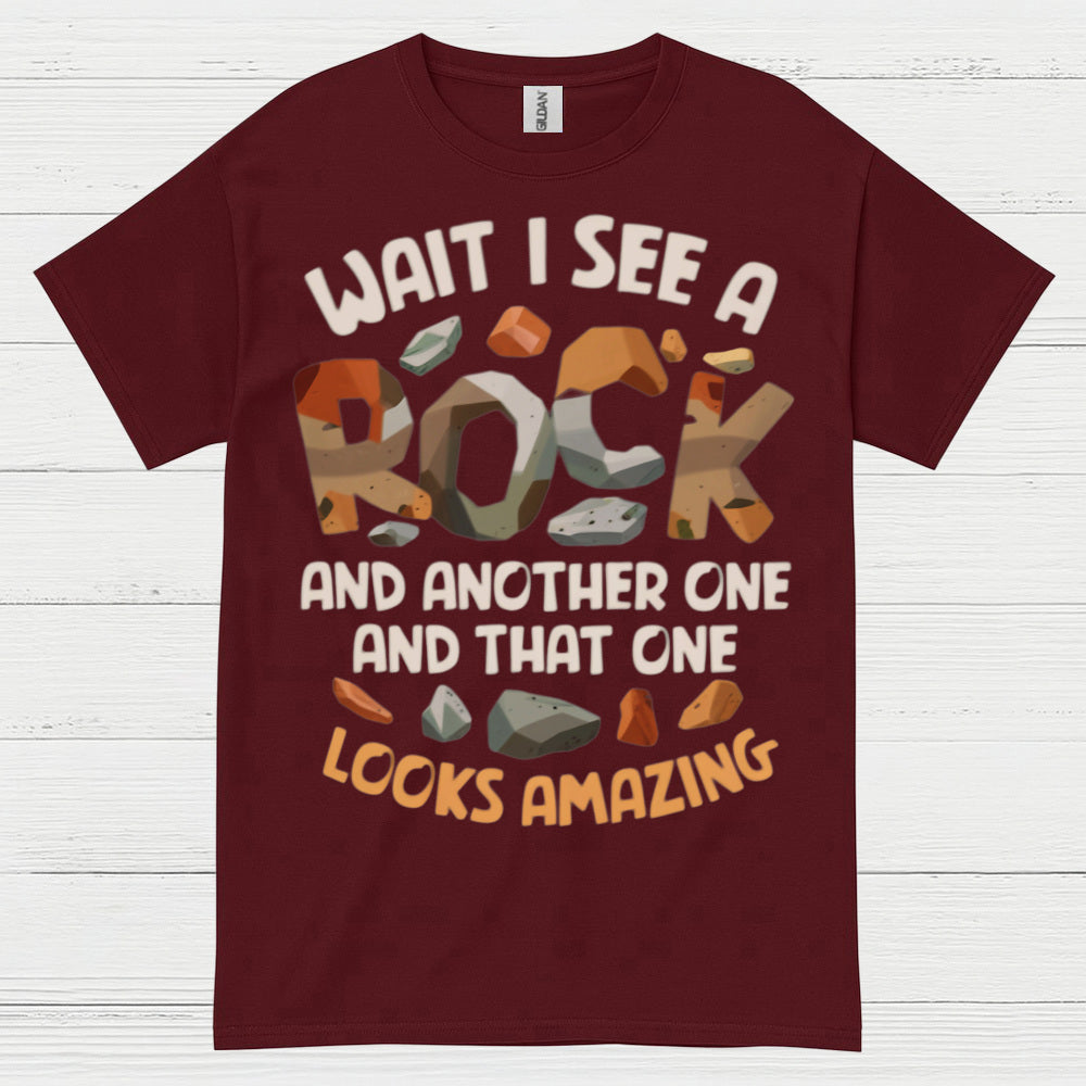 Wait I See A Rock Looks Amazing T Shirt