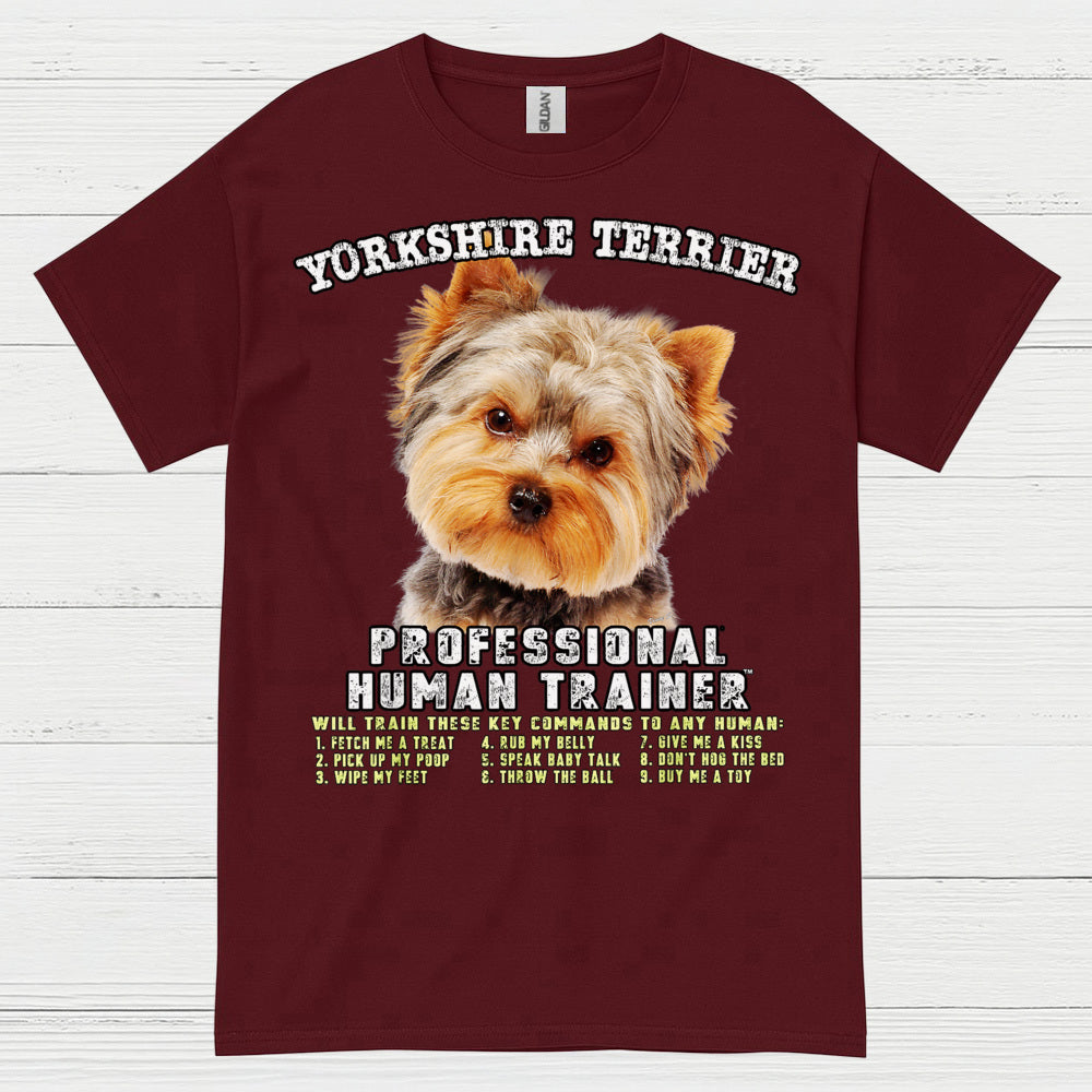 Yorkshire Terrier Professional Trainer Funny T Shirt