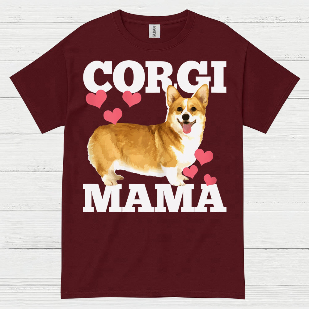 Corgi Mama Love T Shirt