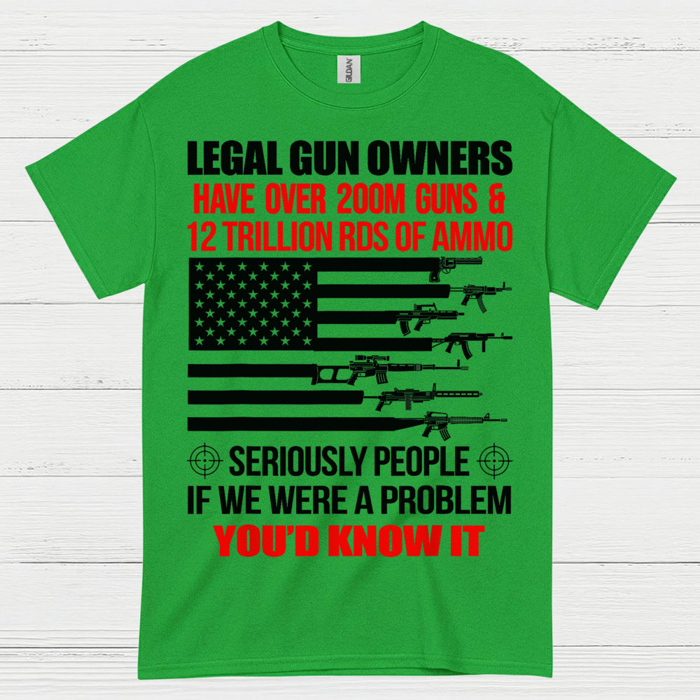 Legal Gun Owners Patriotic Second Amendment T Shirt