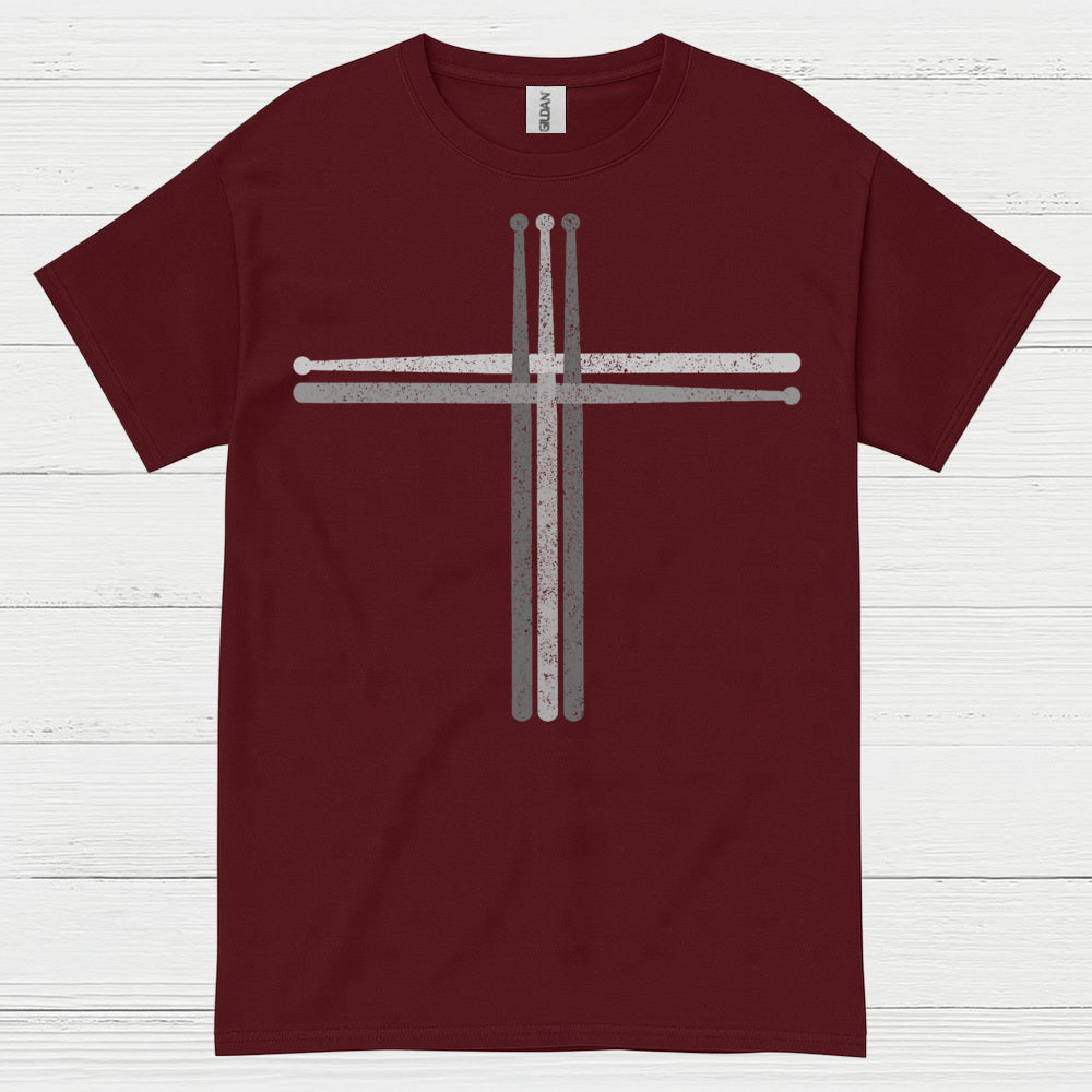 Cross Drum Sticks T Shirt