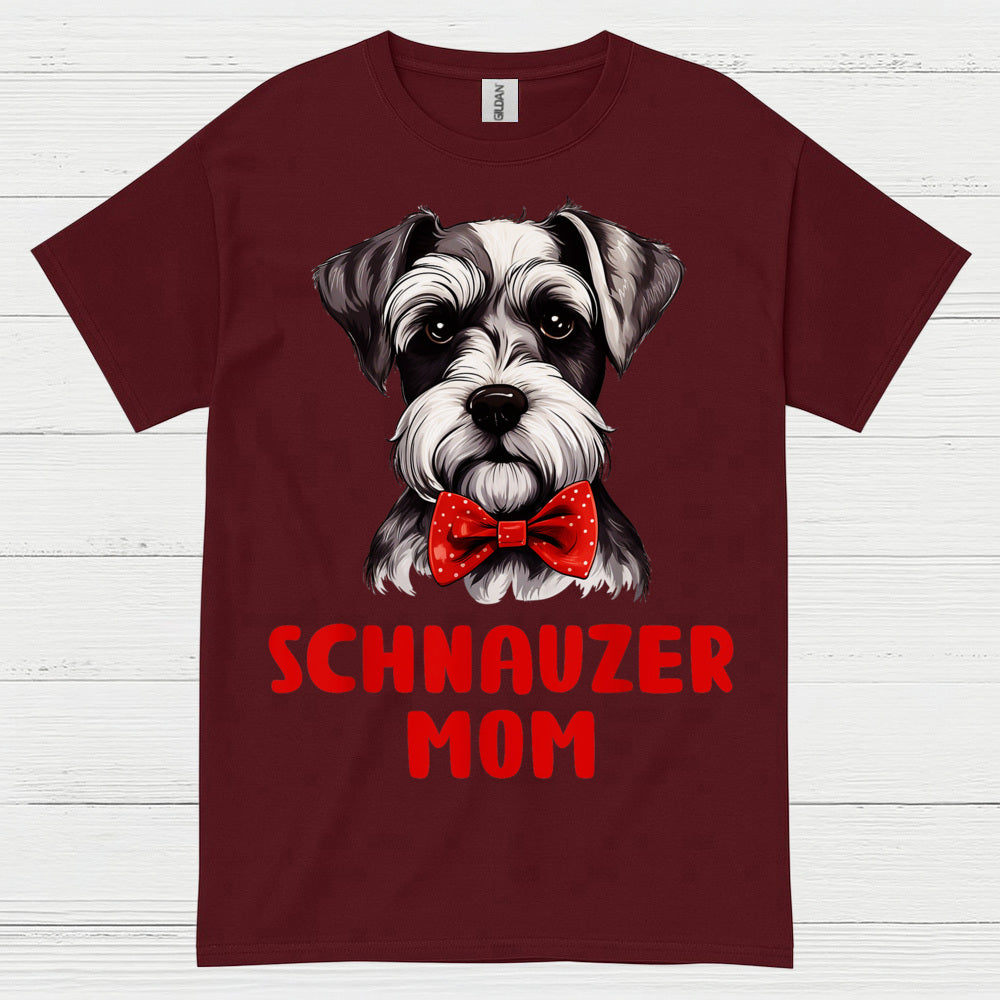 Schnauzer Mom Cute Dog Lover T Shirt