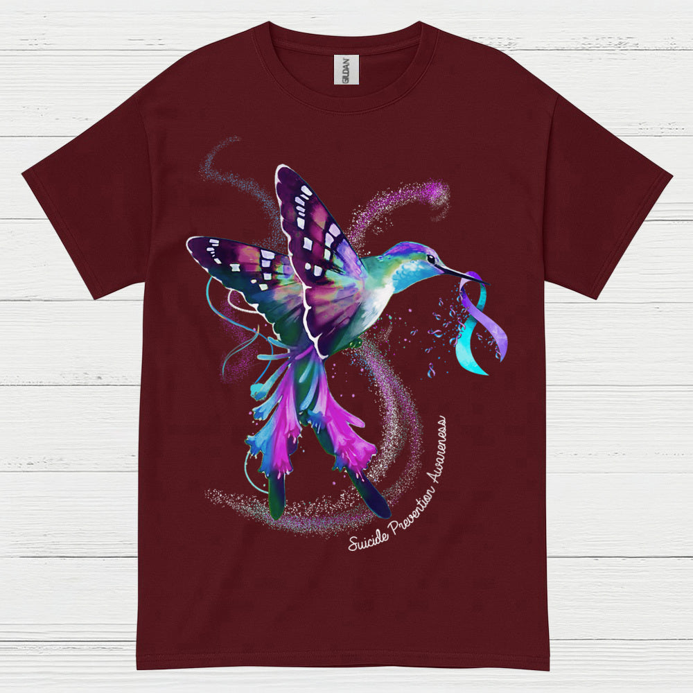 Hummingbird Awareness Message T Shirt
