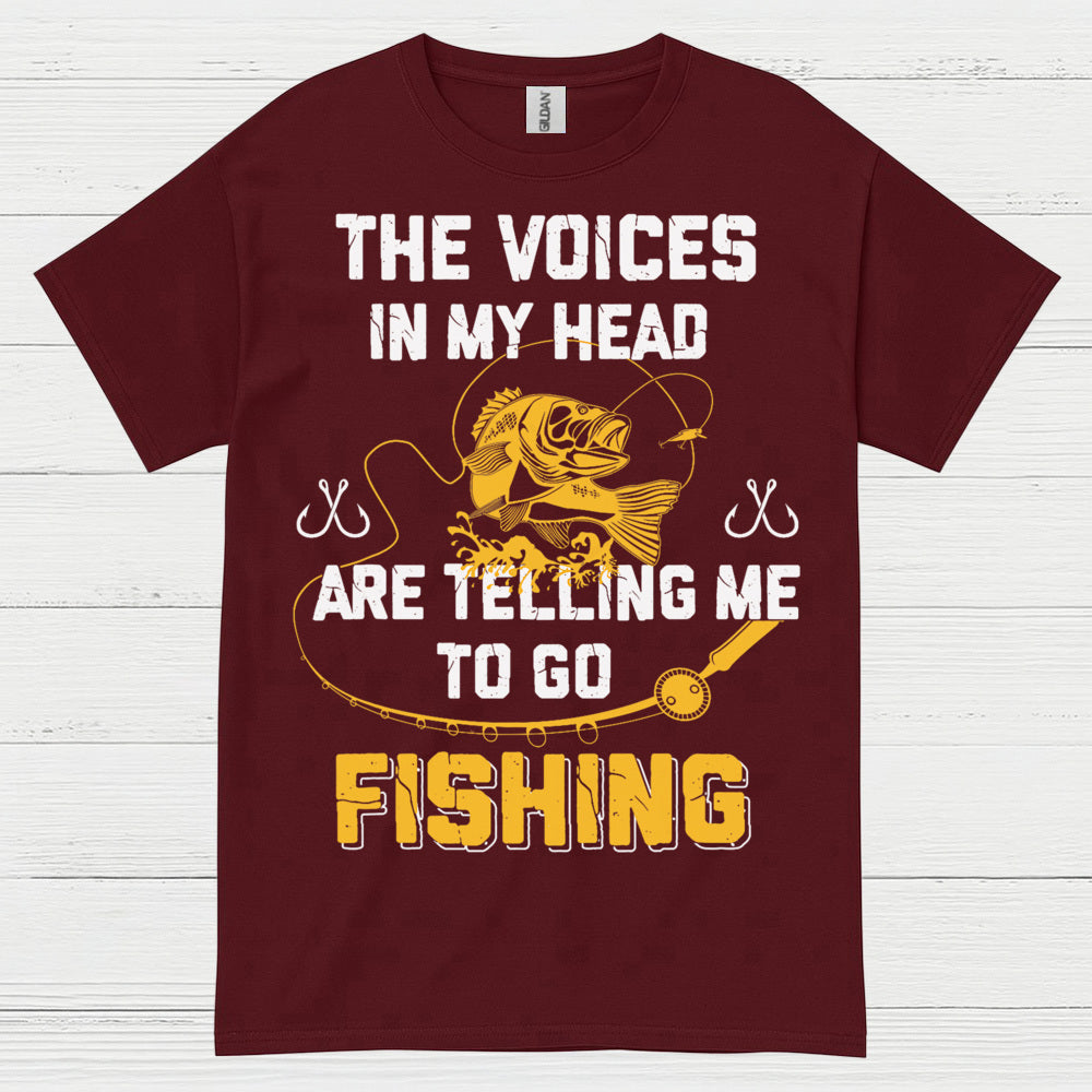 Voices In My Head Fishing T Shirt