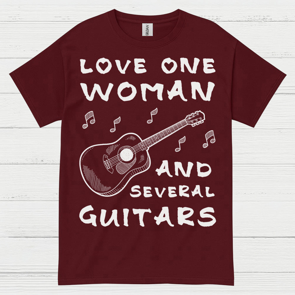 Love One Woman Guitar T Shirt