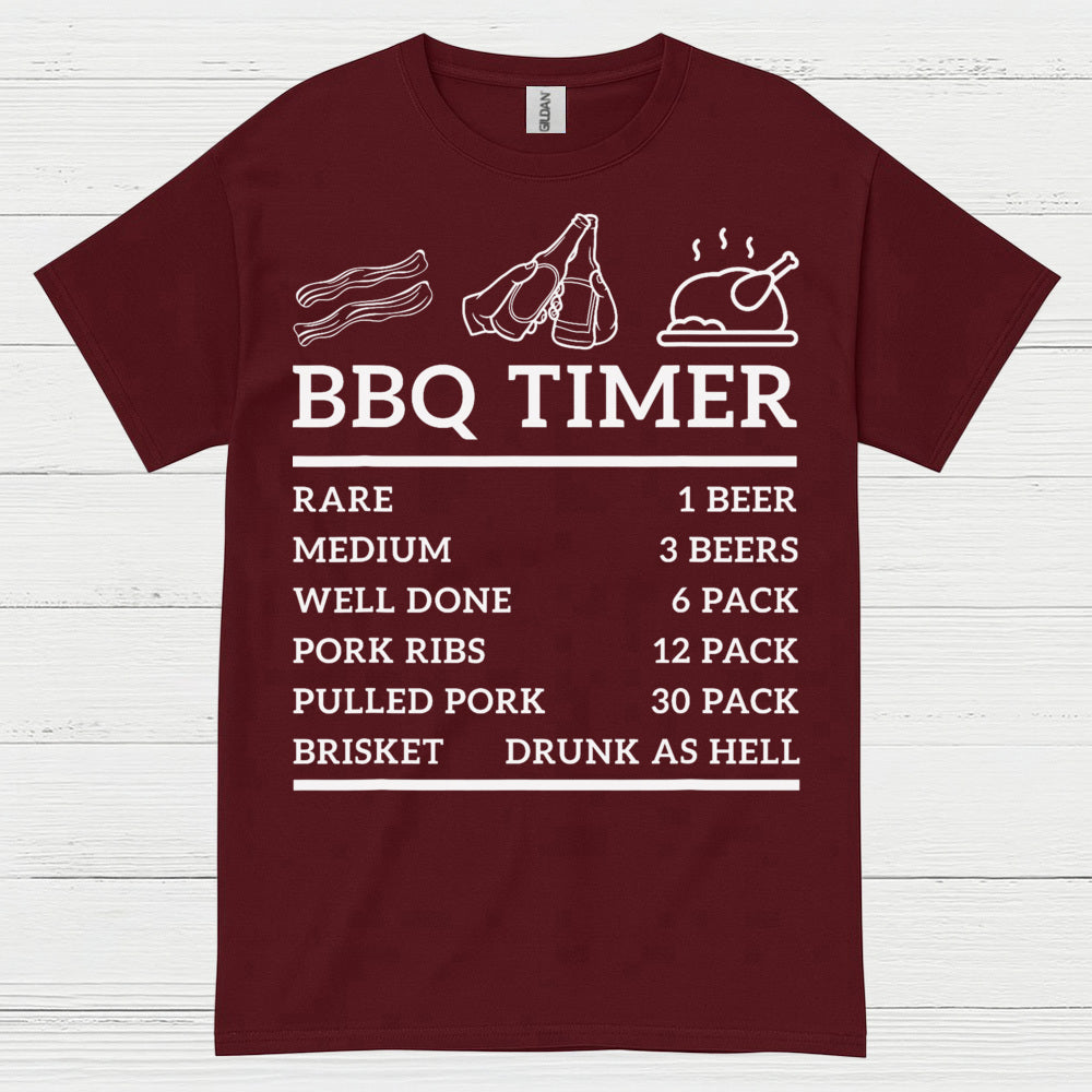 BBQ Timer Grilling T Shirt