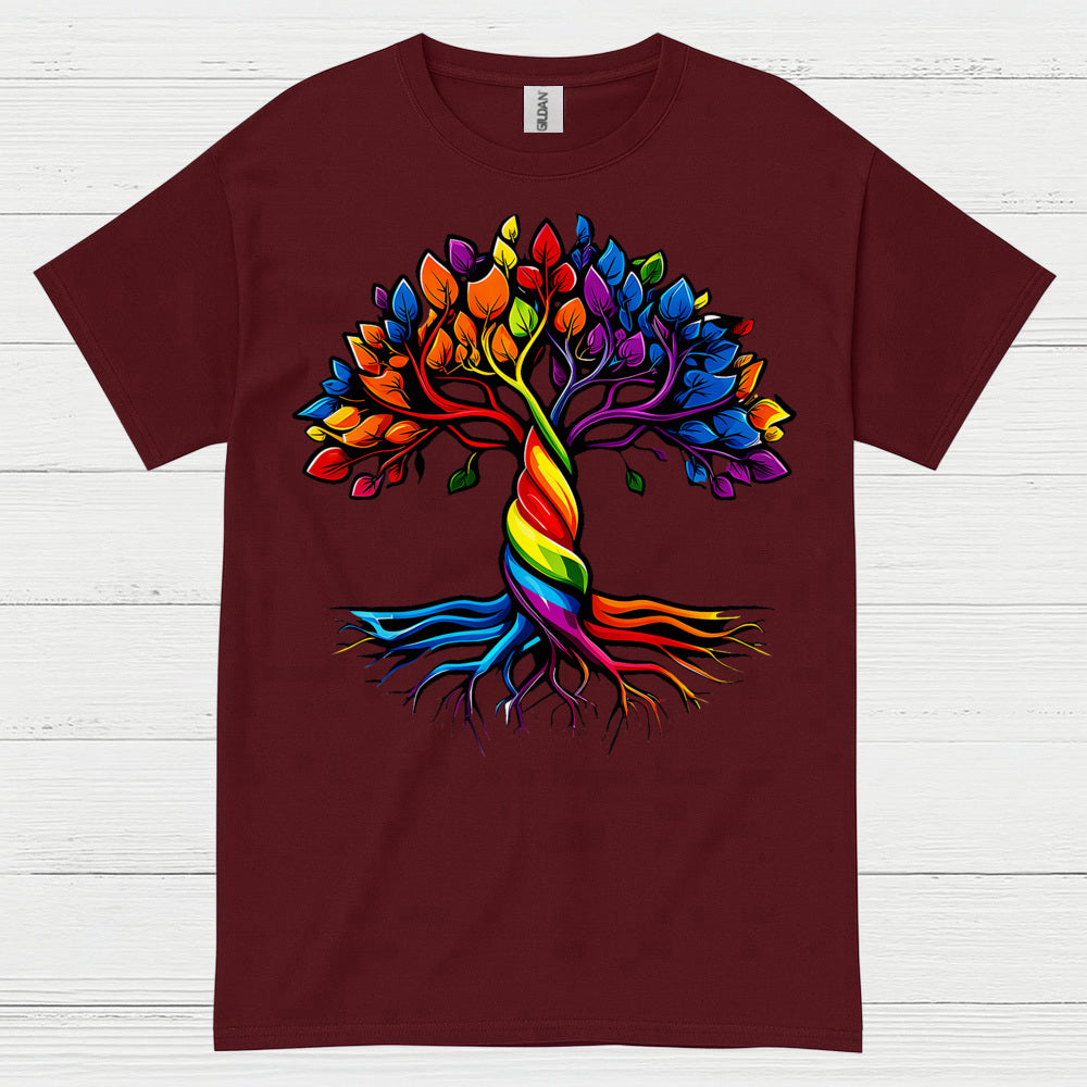 Rainbow Tree Of Life Pride T Shirt