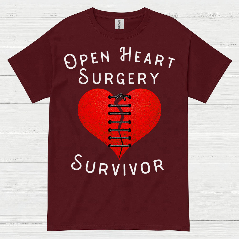 Open Heart Surgery Survivor T Shirt