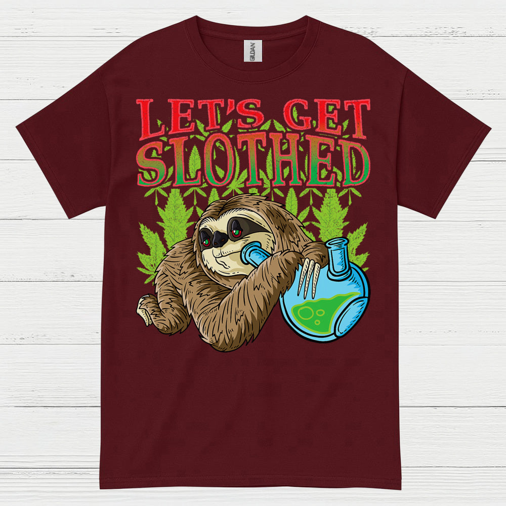 Lets Get Slothed Funny Sloth T Shirt