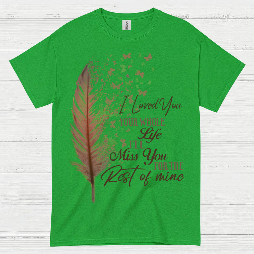 Forever In My Heart Memorial Feather T-Shirt