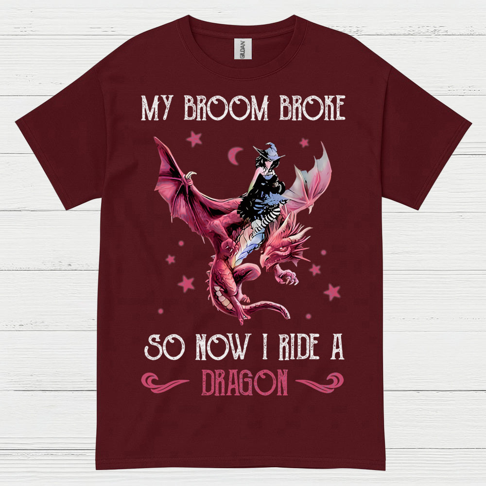 Witch Ride Dragon T Shirt