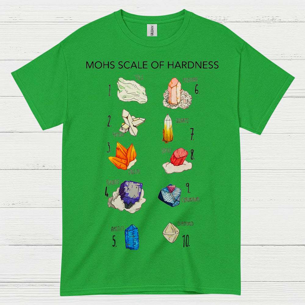 Mohs Scale Of Hardness Geology T Shirt