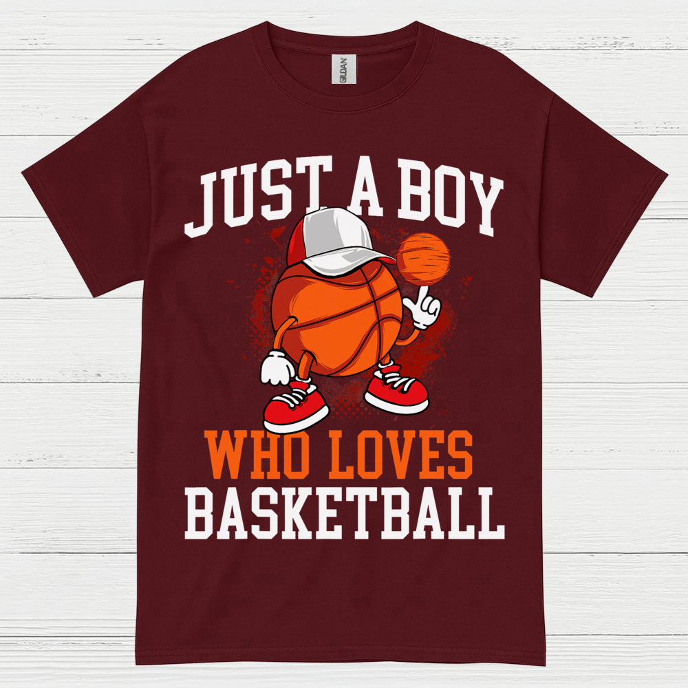 Just A Boy Who Loves Basketball T Shirt