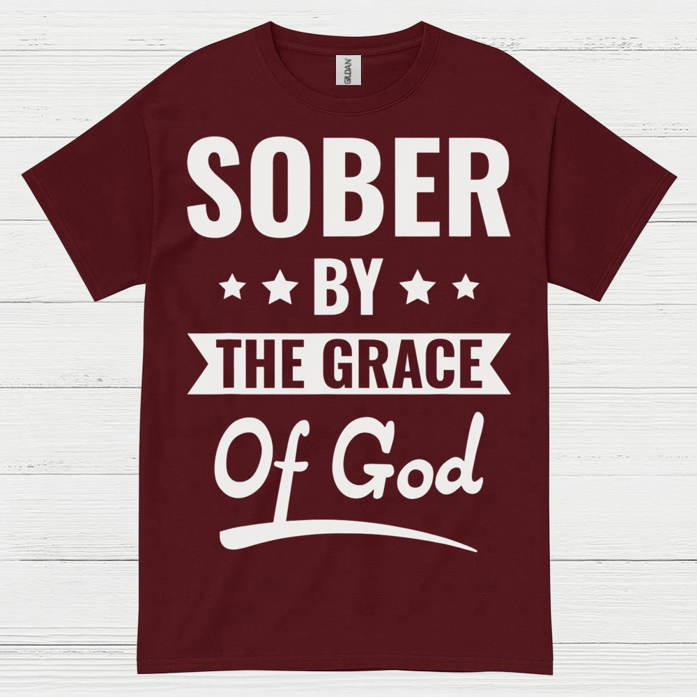 Sober By The Grace Of God Christian T Shirt
