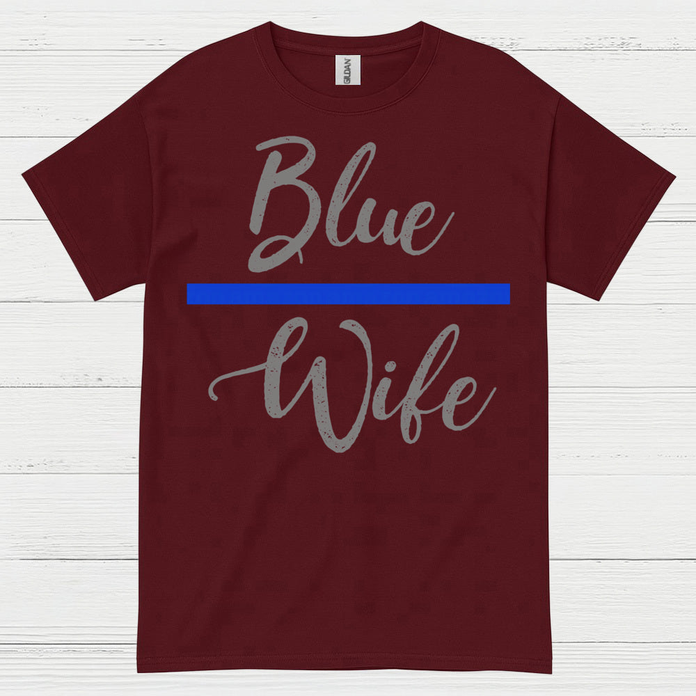 Blue Wife Thin Blue Line T Shirt