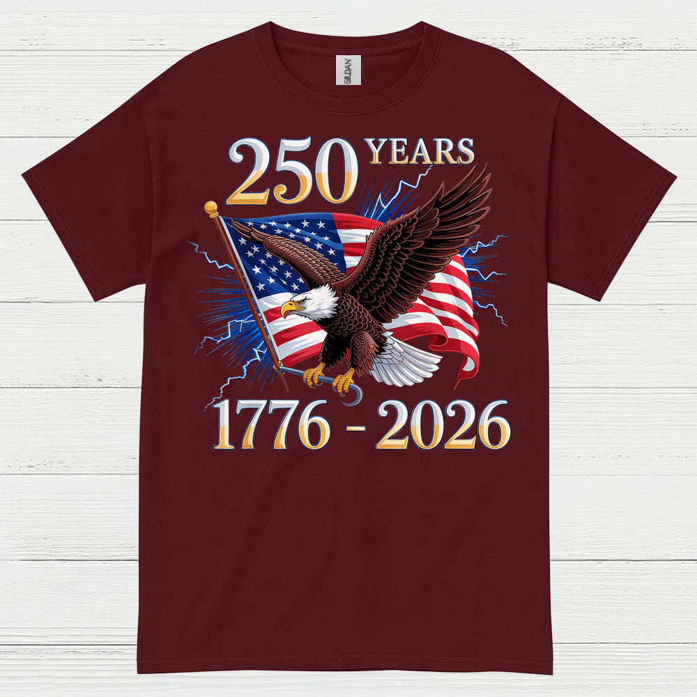 1776β2026 American Independence Eagle Anniversary T Shirt