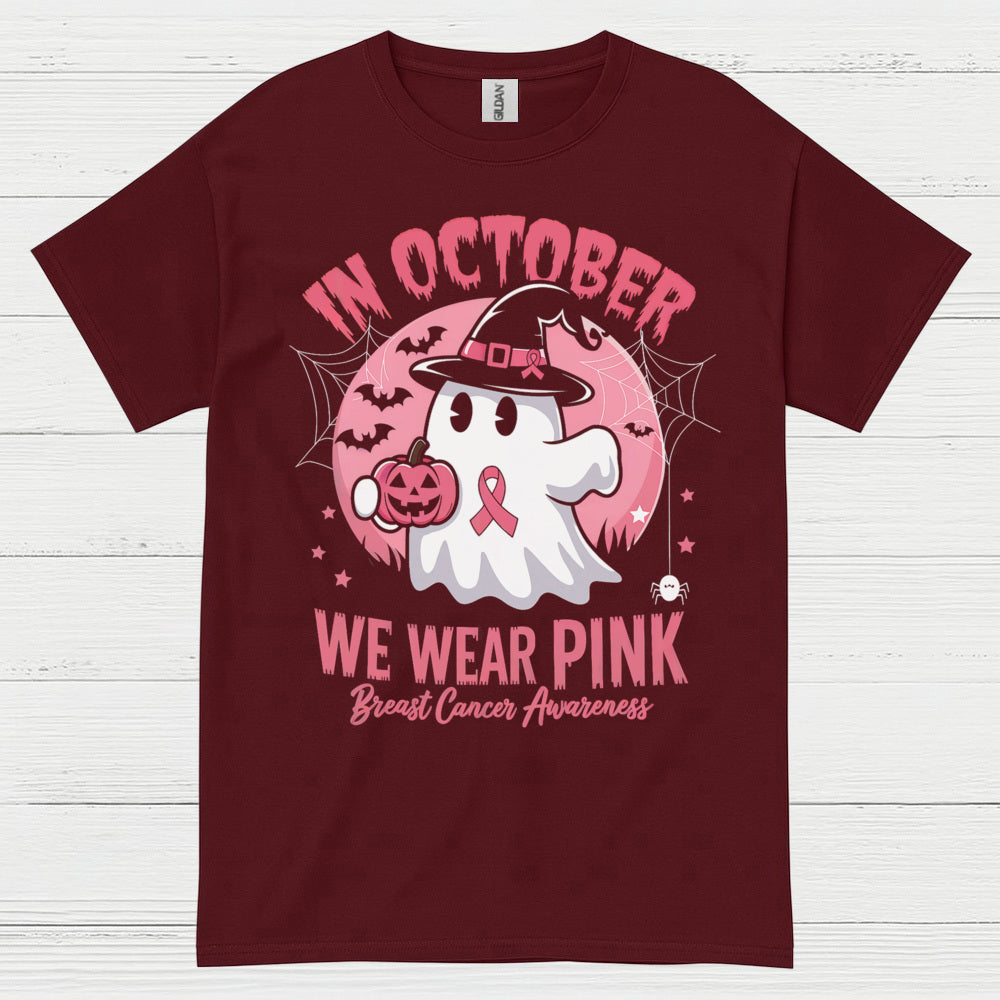 In October We Wear Pink Ghost T Shirt