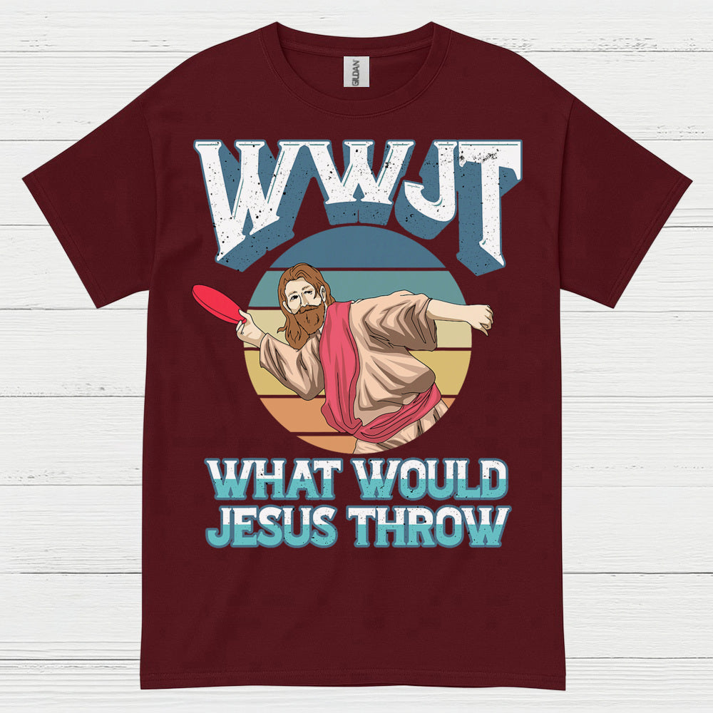 What Would Jesus Throw Disc Golf T Shirt