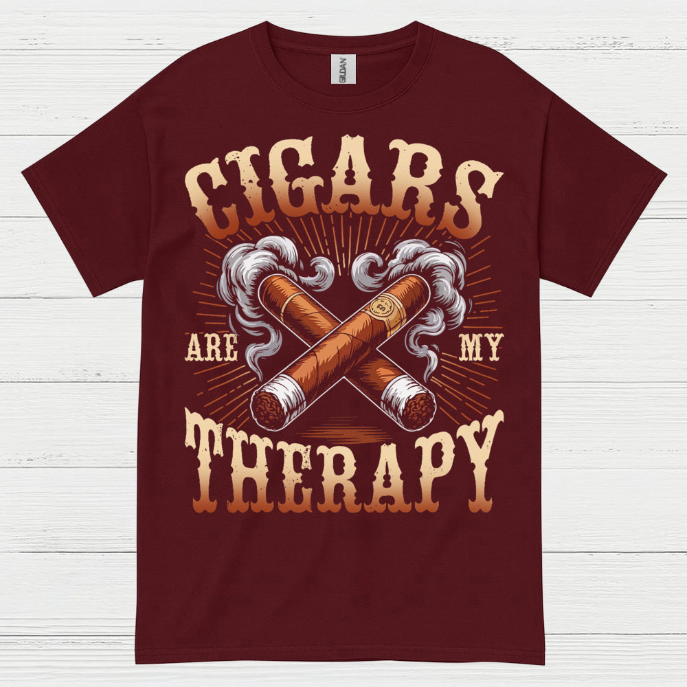 Cigars Are My Therapy Cigar Lover T Shirt
