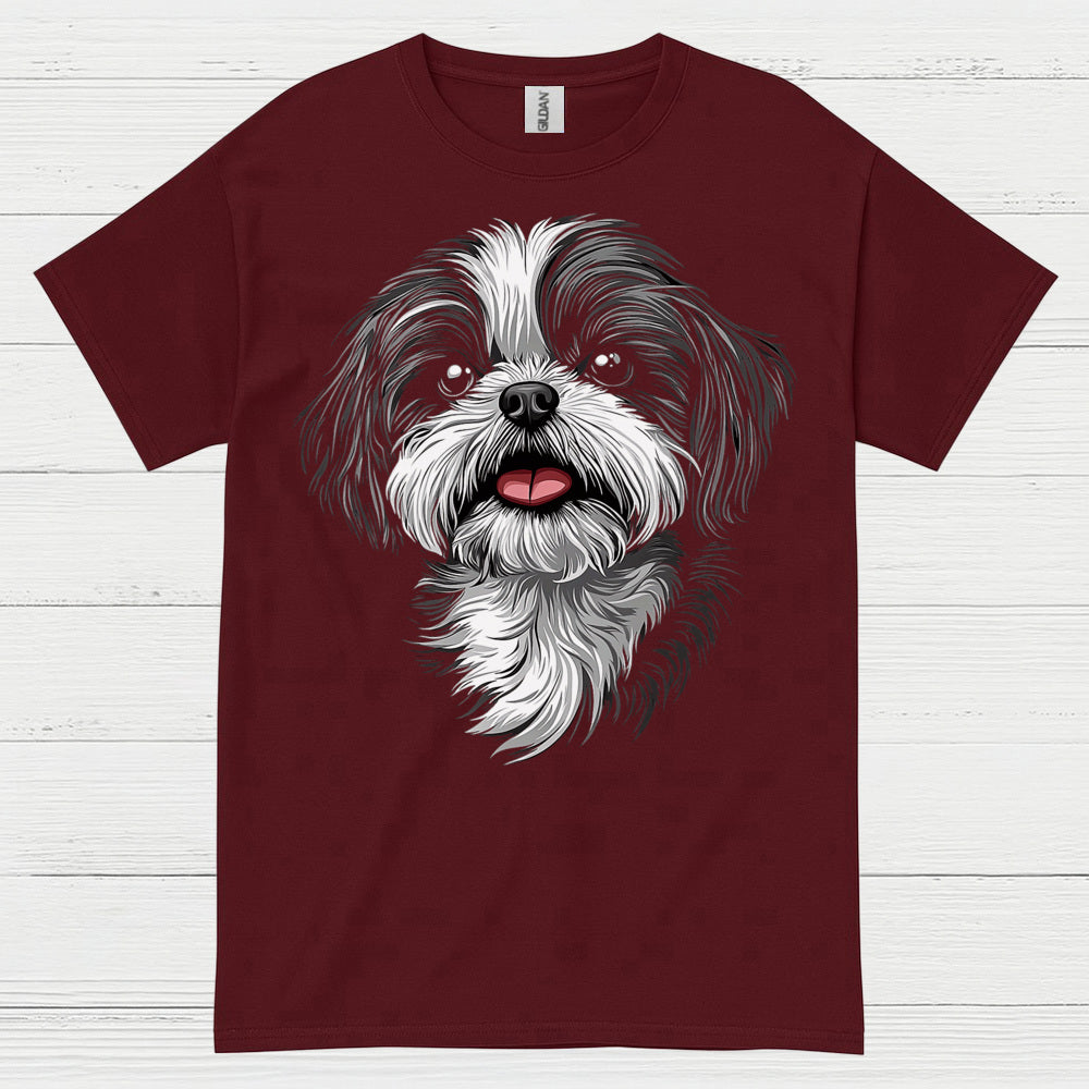 Cute Shih Tzu Portrait Graphic T Shirt