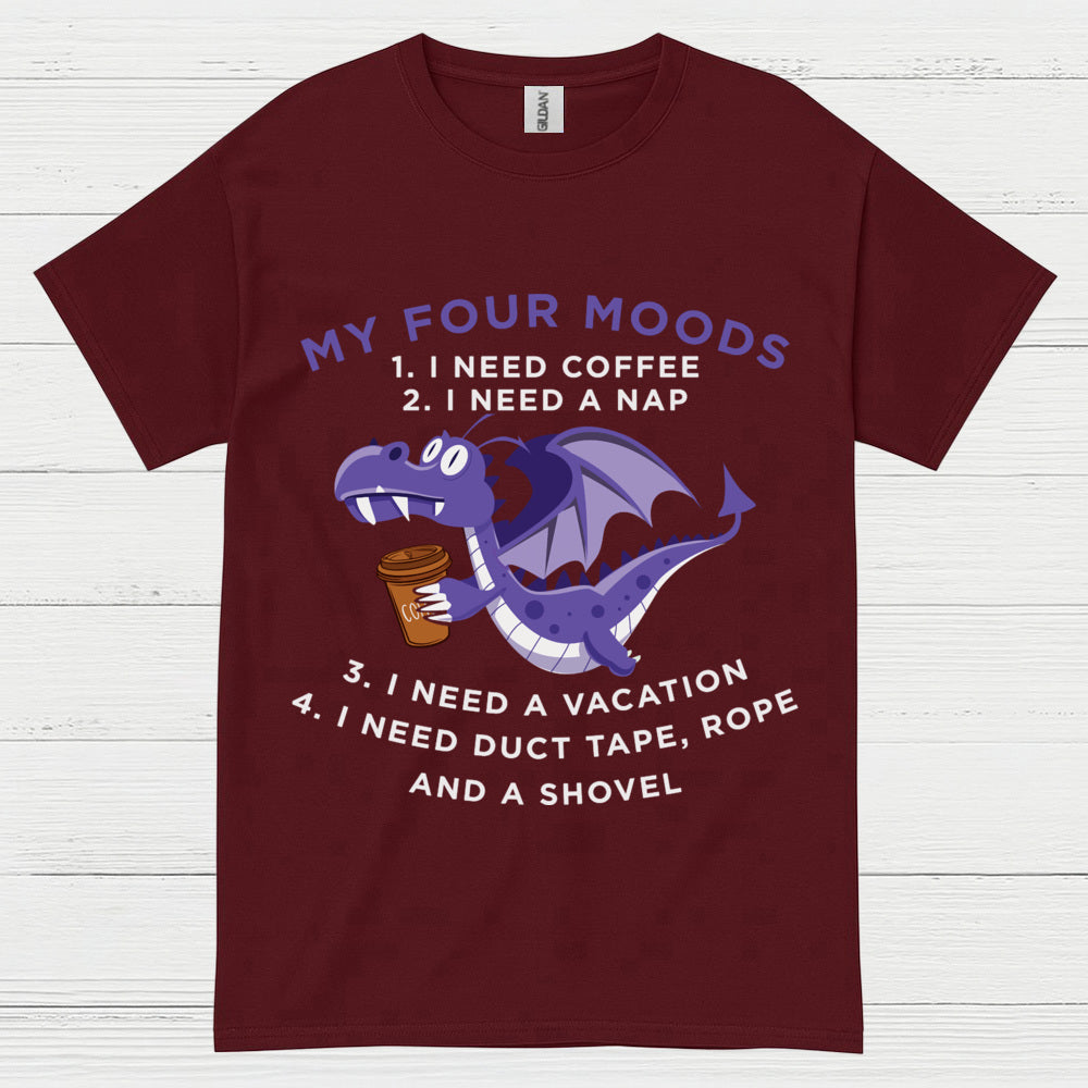 Sarcastic Coffee Dragon T Shirt