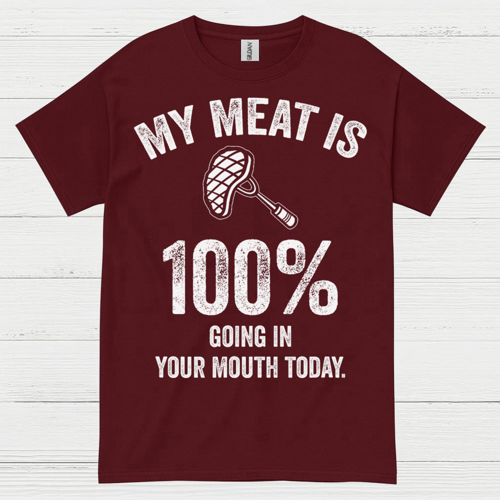 My Meat Is 100 Percent BBQ T Shirt