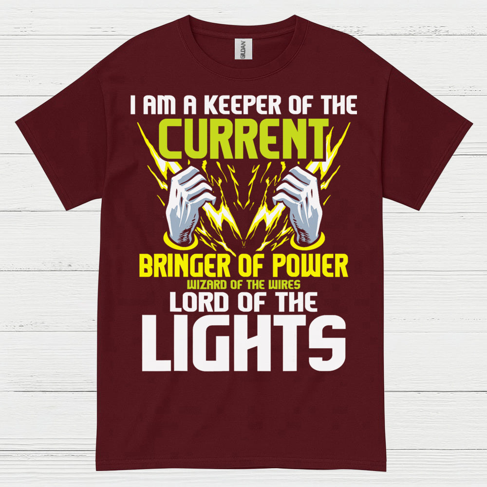 Keeper Of The Current Electrician T Shirt