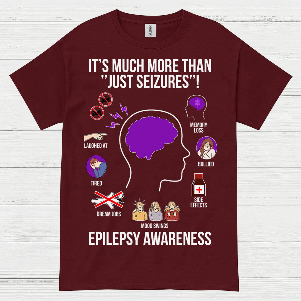 More Than Seizures Epilepsy Awareness T Shirt