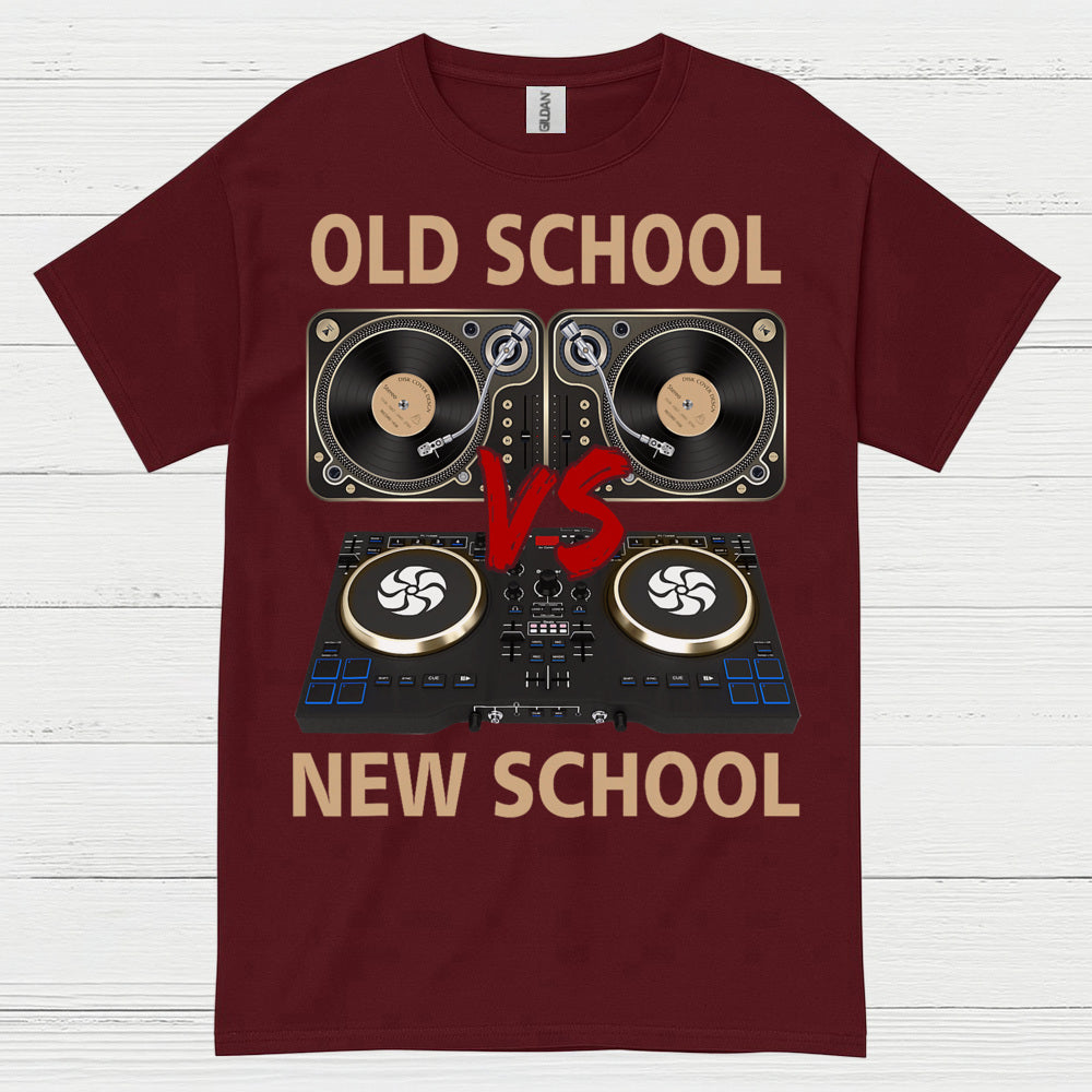 Old School New School DJ T Shirt