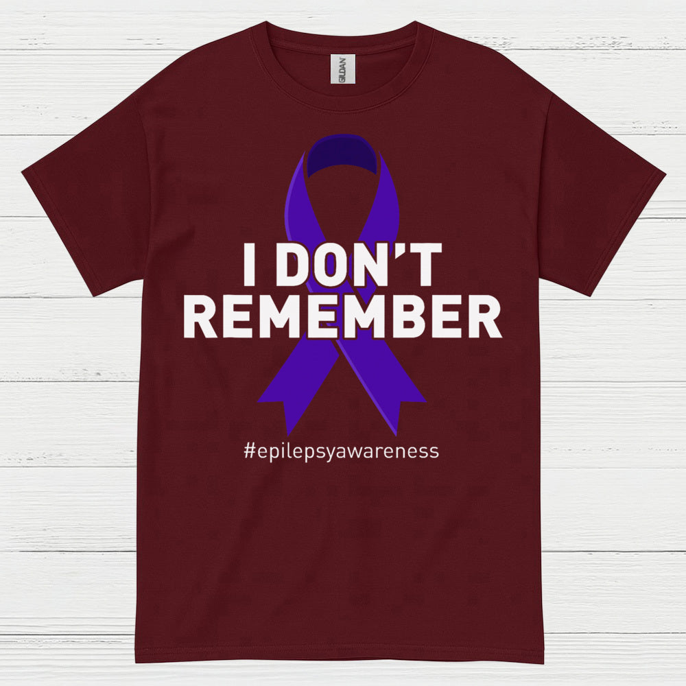 I Dont Remember Epilepsy Awareness T Shirt