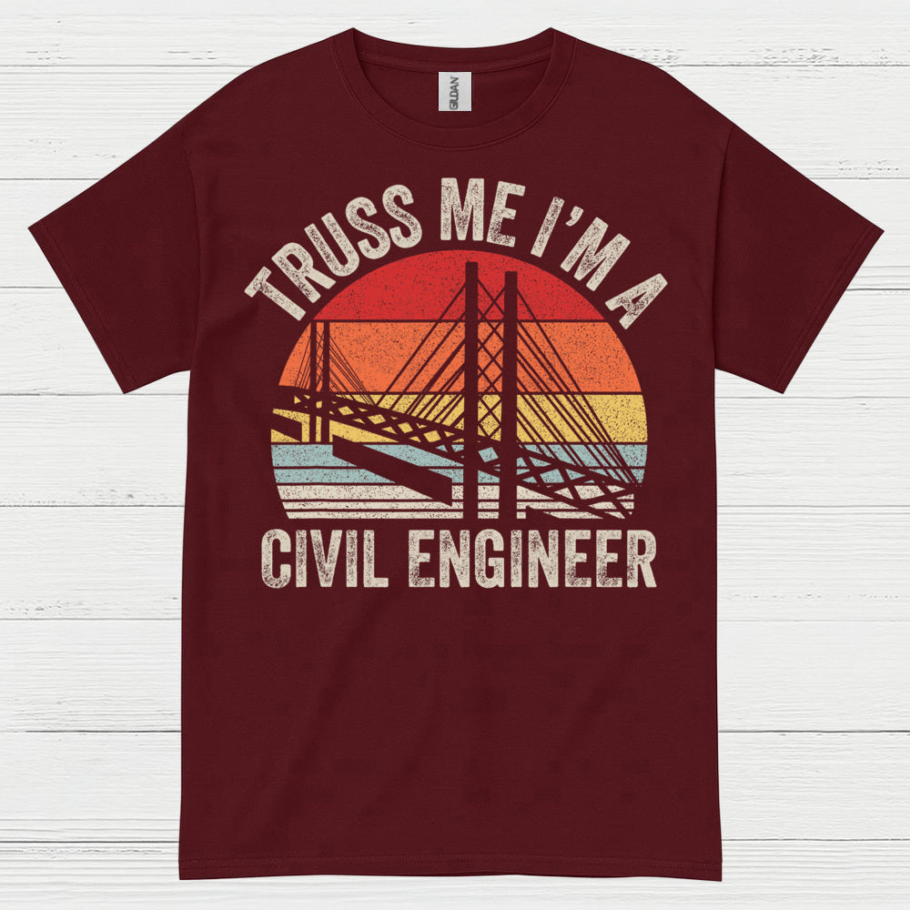 Civil Engineer Bridge T Shirt