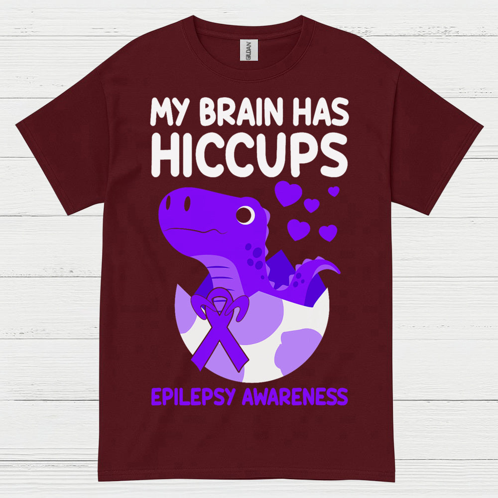 My Brain Has Hiccups Epilepsy T Shirt