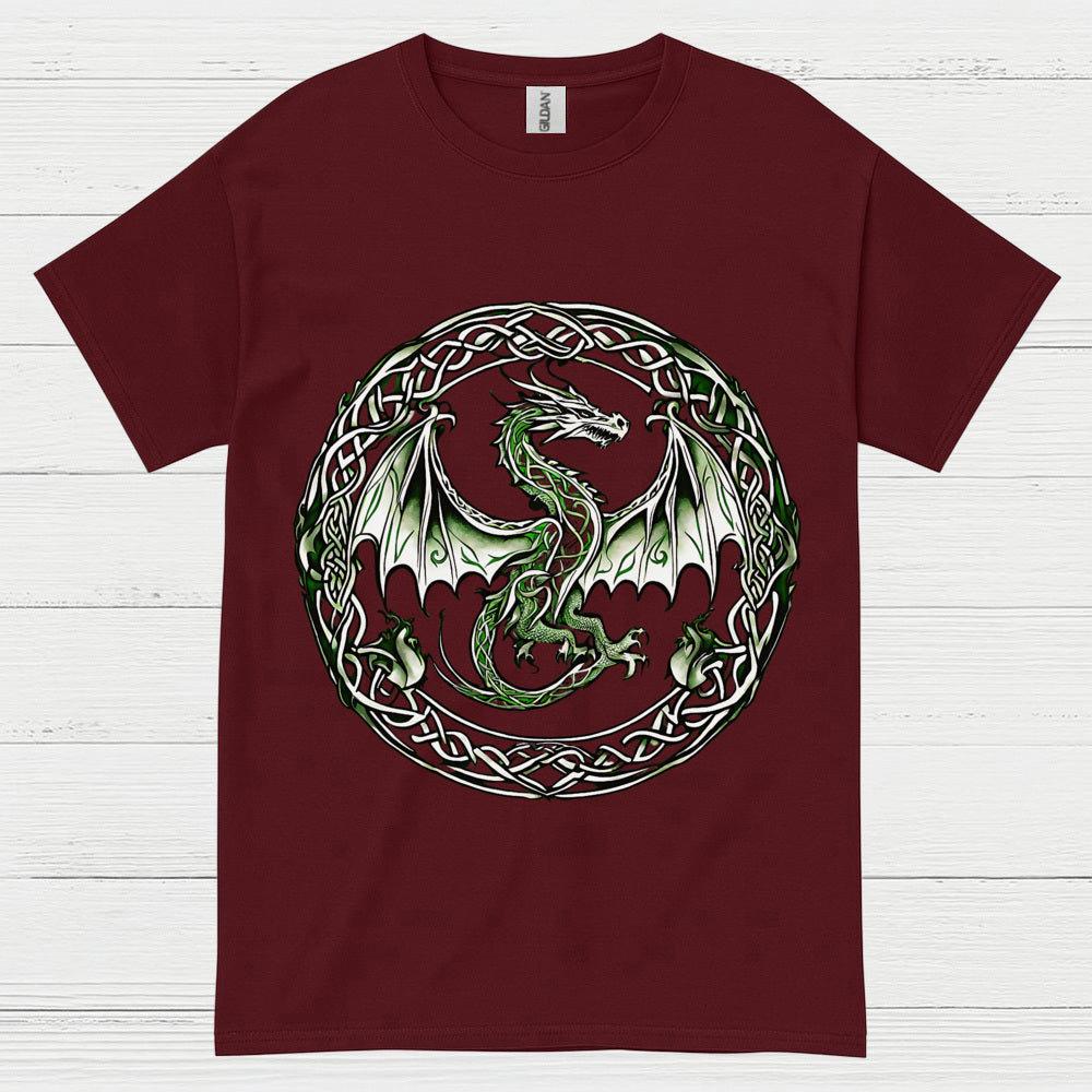 Celtic Green Dragon T Shirt