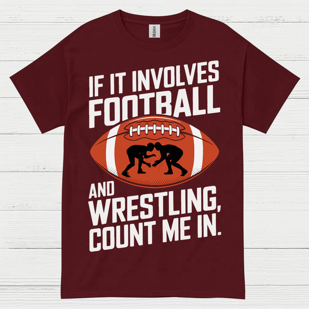 Football Wrestling Fan Pride T Shirt