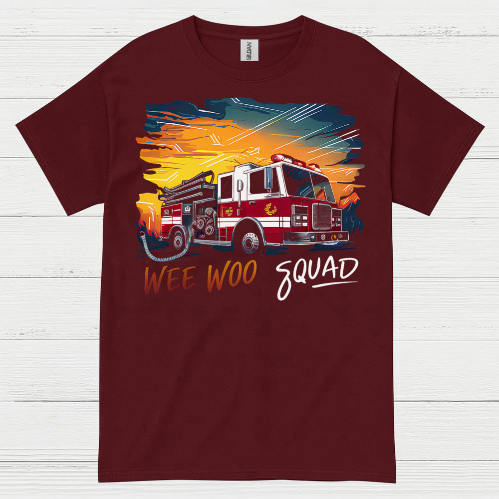 Wee Woo Squad Firefighter T Shirt