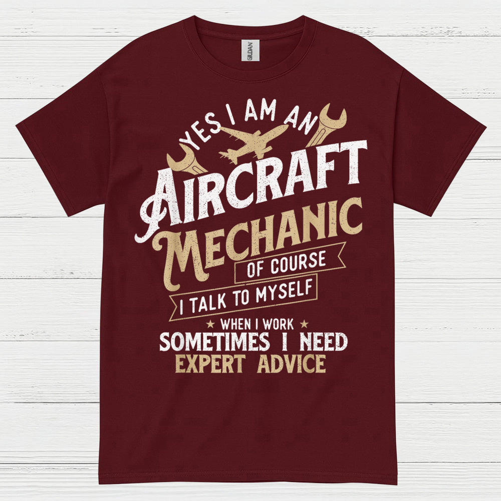 Funny Aircraft Mechanic Expert Advice T Shirt