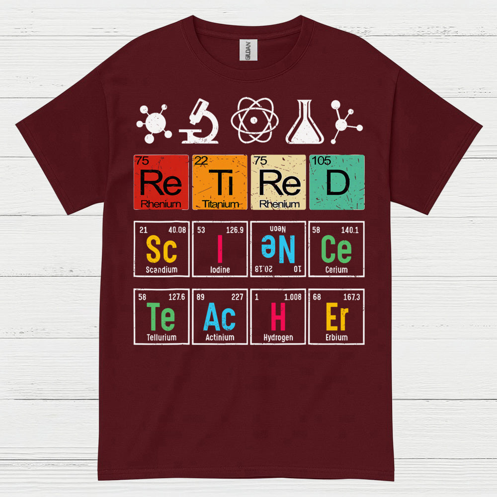Science Teacher Retired T Shirt