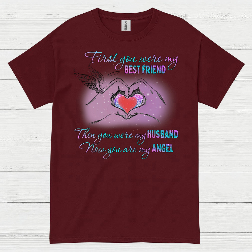 My Husband My Angel Memorial T Shirt