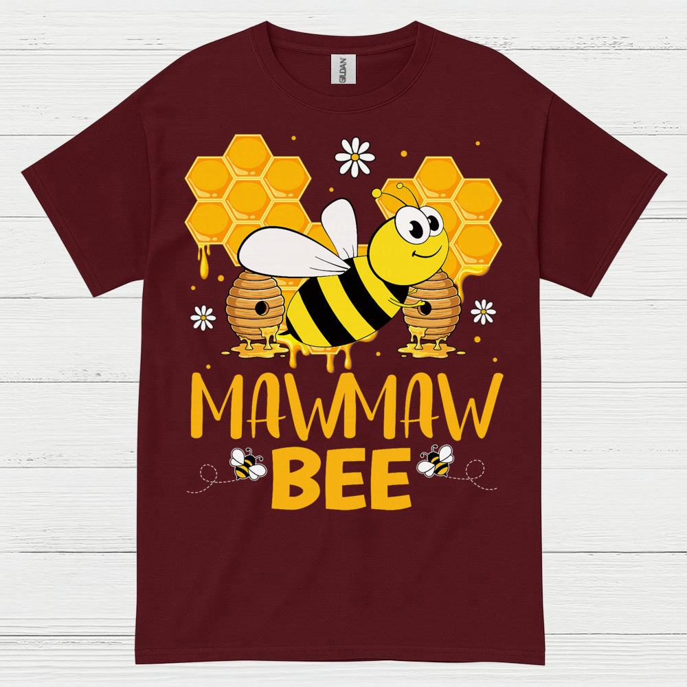Mawmaw Bee Cute Grandma T Shirt