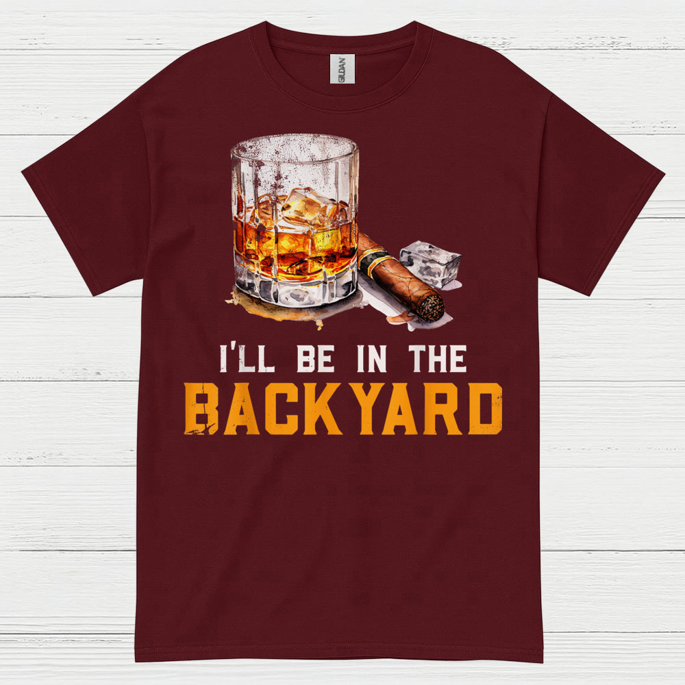 Backyard Whiskey Cigar Time T Shirt