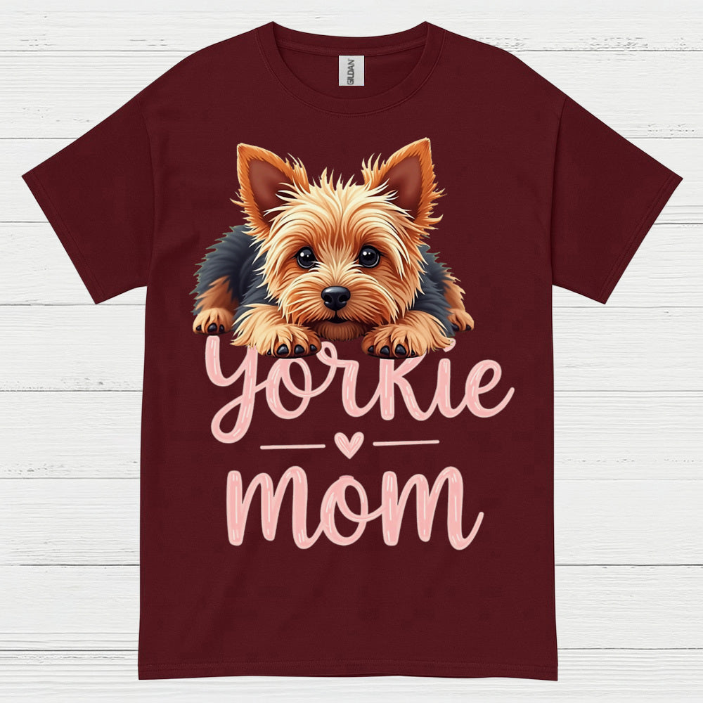 Yorkie Mom Cute Dog Lover T Shirt