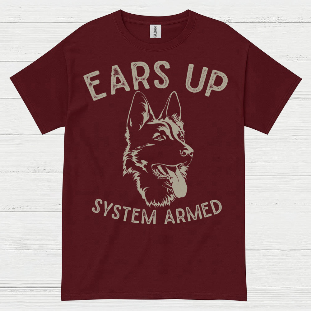 German Shepherd Alert Loyalty Guard Dog T Shirt