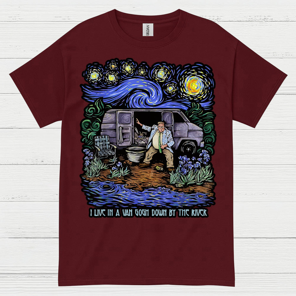 Van Life Humor Art T Shirt