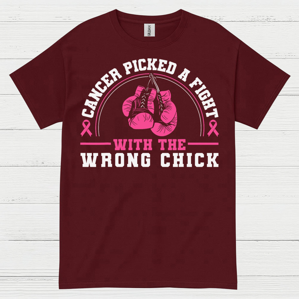 Cancer Picked The Wrong Chick T Shirt