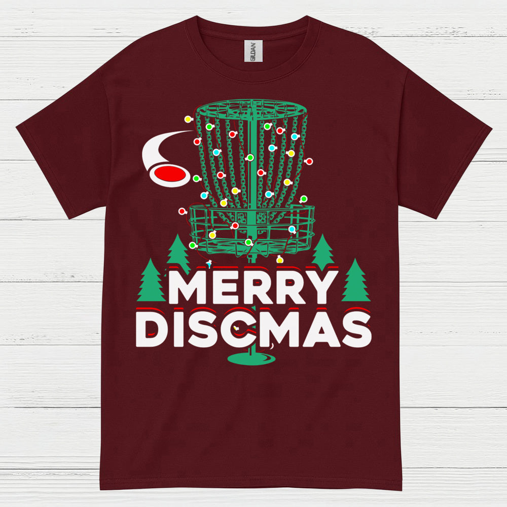 Merry Discmas Disc Golf T Shirt